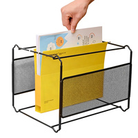Porte-documents suspendus robustes et colorés, bords renforcés, format lettre, pour l'organisation des documents de bureau et de table.