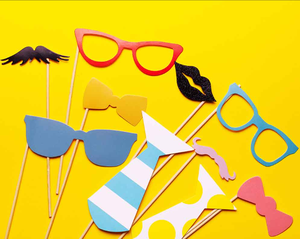 Party-Requisiten UV-Druck PVC-Requisiten Fotobox Langlebige 5mm Doppelseitige Kunststoff-Fotobox Selfie-Requisiten Schilder - Product Image 3