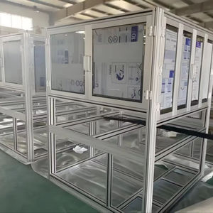 Aluminum Profile Fences Custom Made For Workshop Factory Safety Protection Anodized 6000 Series Alloy Welded Assembly Line - Product Image 5