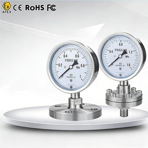 Manómetro de presión de aire, manómetro de prueba de presión, manómetro de presión lleno de aceite, manómetro de presión de precisión - Product Image 1