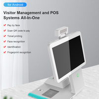 Écran tactile personnalisé de haute qualité 10.1 pouces Android Linux POS terminal de paiement gestion des visiteurs avec NFC imprimante de reçus 4G
