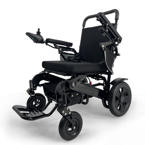 KSM-606Plus Power Electric Wheelchair 350W Dual Motors 52cm Seat Width Aluminum Alloy Foldable Removable Battery <b>Cushioned</b> Seat - Product Image 1