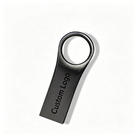 Flashdisk USB Logam Custom Logo Gratis 8GB 16GB 32GB 64GB 128GB USB 3.0 Kecepatan Tinggi Pen Drive Memory Stick Disk on Key Hadiah