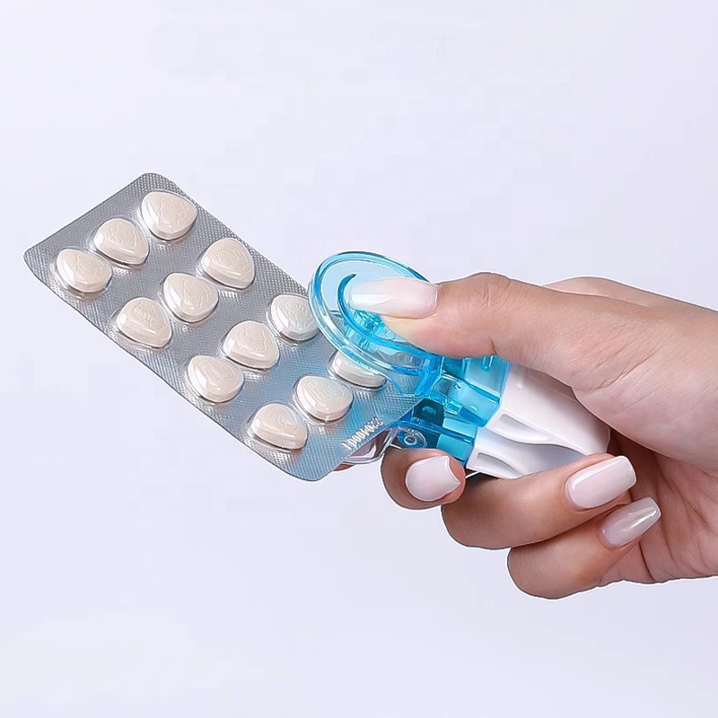 Portable Plastic Medicine Storage Box for Travel Easy-to-Take-Out Remover Tablet Dispenser Modern Design ISO9001 Certified Daily