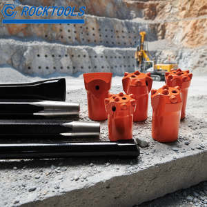 Tige de forage conique pour l'exploitation minière, le forage et le dynamitage, forgée en matériau 55iMnMo, certifiée ISO9001, 2ft 3ft 4ft - Product Image 1