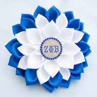 Broche florale en alliage de zinc satiné, style symbole personnalisé, pour décoration d'événements de groupe, prix d'usine, durable, fournisseur en gros