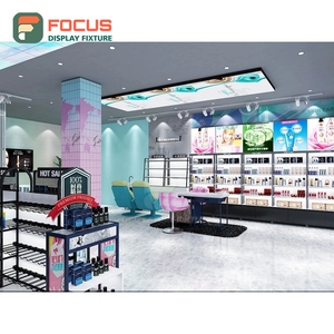 New Design Brand Store Glass Display Fixture Factory Cosmetic Shop Design - Product Image 5