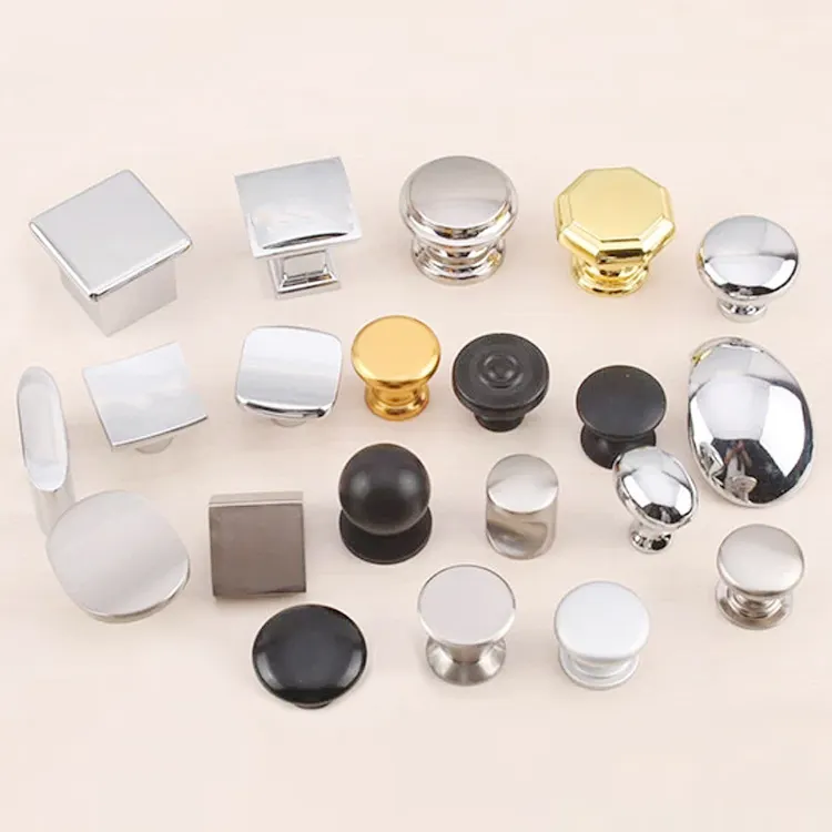 BESKO — boutons de porte de placard en Nickel brossé, boutons en Chrome brillants