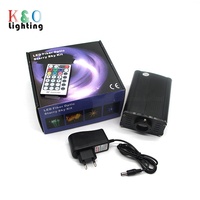 Système de lumière à fibre optique, moteur led de couleur ciel étoilé couleur rgbw 16w