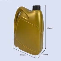 Bouteille d'huile HDPE vide de 3000ml cruche d'huile lubrifiante bouteille chimique en plastique emballage de 3 litres jerrican bidon d'essence