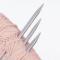 Aiguilles à tricoter en acier inoxydable de 35 cm, outils de tricot pour sacs faits main en DIY, outils de couture à la main