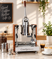 Machine à expresso professionnelle CONTIPRESSO à levier, machine à café italienne commerciale pour les cafés