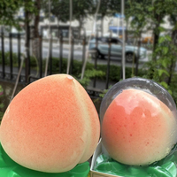 Vente en gros OEM de sucettes glacées 3D en forme de fruits (mangue, avocat, fraise, chocolat) 75g, boîte de 12 pièces