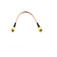 Câble adaptateur RF YRL à angle droit MCX vers MMCX mâle, plaqué or, contact en cuivre, vente chaude