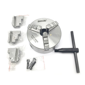 Mandrin auto-centrant à 3 mors Sanou K11-80 avec composant central à engrenages pour machines de fraisage, perçage et tournage - Garantie de 6 mois - Product Image 2