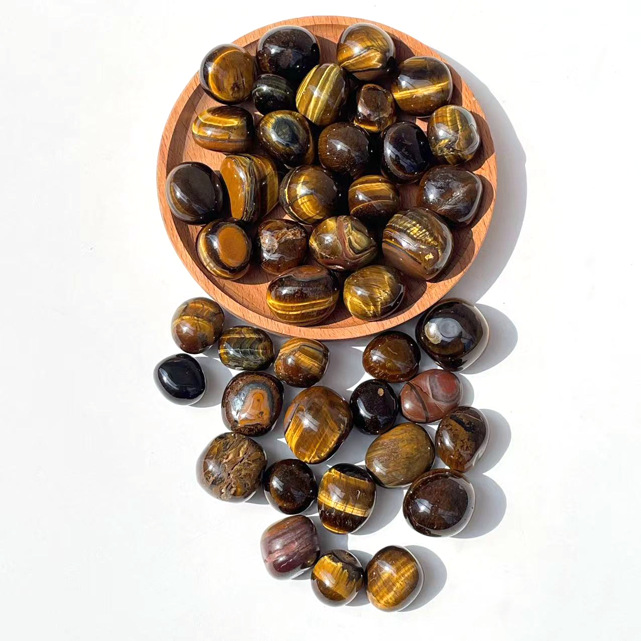 tiger eye tumble stone