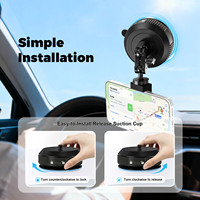 Support de caméra à ventouse en alliage d'aluminium avec vis 1/4'', résistant au vent, à dégagement rapide, 62x37mm pour Hero13/12/11/10 Insta360 X5/X4 Osmo
