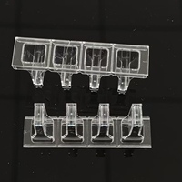 Cuvettes biochimiques en plastique (PS) pour analyseurs chimiques, coagulomètres Steellex, personnalisables OEM, transparentes, certifiées ISO9001 pour laboratoire