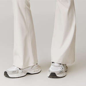 <span class=keywords><strong>Pantalon</strong></span> de yoga évasé <span class=keywords><strong>taille</strong></span> haute pour <span class=keywords><strong>femme</strong></span> en Spandex/Nylon, moulant, rehausseur de fessiers, décontracté - Product Image 5