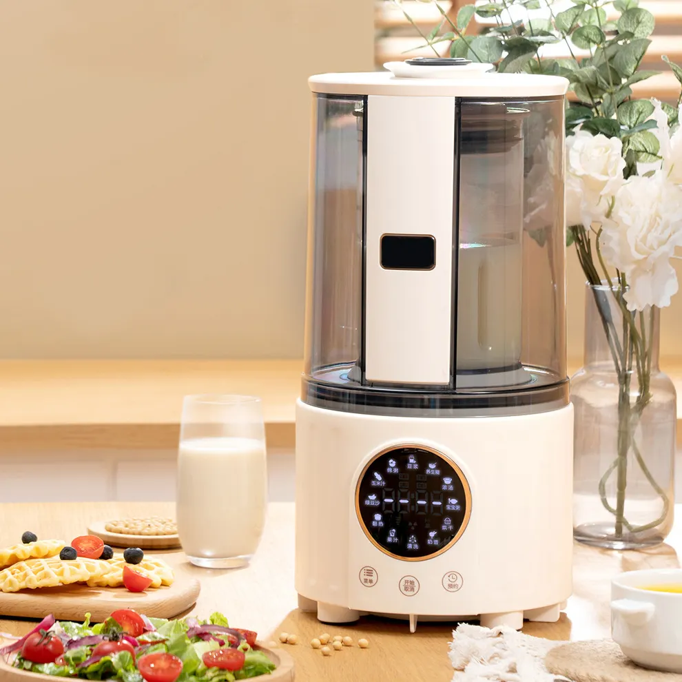 Ev aletleri 1000W düşük gürültü mutfak Blender sebze meyve gıda soya sütü pişirme yüksek hızlı Blender ısıtma