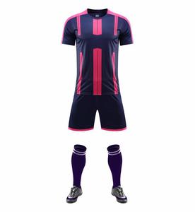 <b>Retro</b> <b>Football</b> Uniform Tops Set Unisex Short Sleeve Striped Polyester Quick Dry Summer Training Competition Customizable Team - Product Image 4