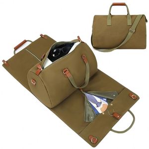 Sac de voyage 2-en-1 personnalisé BSCI pour costume, sac de transport pour vêtements, sac de week-end, sac de voyage de nuit, grand sac de sport - Product Image 1
