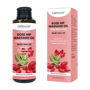 Kuşburnu yağı ile özel Logo masaj yağı, hafif nemlendirici nemlendirici kuru cilt bakımı üreticisi - Product Image 1