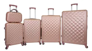 Fabricants vente en gros nouvelle valise à roulettes en ABS unisexe 3 pcs valise de voyage avec mot de passe avec roues à 4x360 degrés