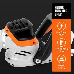 600W 610mm Cutting Length Electric Hedge Trimmer Powerful Blade Garden <strong>Bush</strong> <strong>Cutter</strong> - Product Image 5