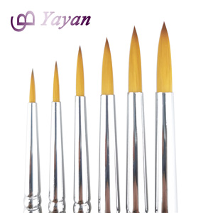 Set di Pennelli Sintetici in Nylon Rotondi per <span class=keywords><strong>Pittura</strong></span> ad Acquerello e Olio, Pennelli per Arte Acrilica all'Ingrosso - Product Image 4