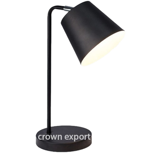 Nordic Modern Simple Iron Eye Creative LED Bedside Table Lamps for Bedroom Art Deco E26 Bulb Base Study & Reading Protection - Product Image 1