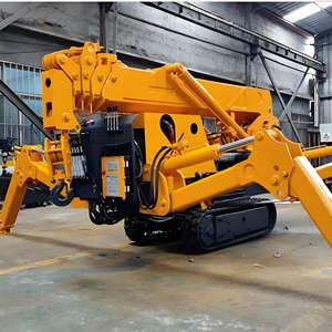 Piattaforma aerea mobile idraulica a braccio pieghevole con cabina per spazi ristretti, modello EPFC, origine Shandong - Product Image 2