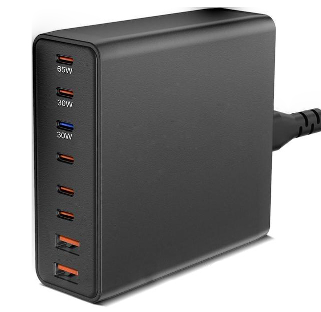 8 Ports USB C USB a Multi-port Charging  200W 240W GAN Charger for Charge Mobile Phones Power Banks 5g Smartphone Electronic