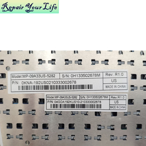 Teclado de ordenador portátil negro de EE. UU. Para <span class=keywords><strong>ASUS</strong></span> EEE PC <span class=keywords><strong>1005HA</strong></span> 1008HA 1001HA 1005HAB 1005HAG 1005HR 1008HAG 1101HA 0KNA-192US02 - Product Image 3