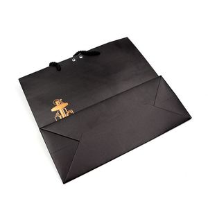 Custom Emballage Shop Cadeau Sac Shopping Bag Sachets En Papier - Product Image 3