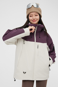 Chaqueta impermeable para exteriores para <span class=keywords><strong>mujer</strong></span> con forro polar serie de <span class=keywords><strong>montaña</strong></span> al aire libre chaqueta cortavientos impermeable chaqueta de lluvia para hombre - Product Image 3
