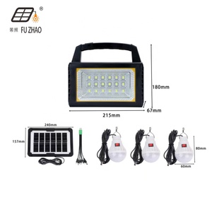 Lampada <span class=keywords><strong>Solare</strong></span> FUZHAO da 100W Simile a un Mini Power Bank <span class=keywords><strong>con</strong></span> <span class=keywords><strong>Pannello</strong></span> <span class=keywords><strong>Solare</strong></span> e Lampadine Lunga Durata - Product Image 6