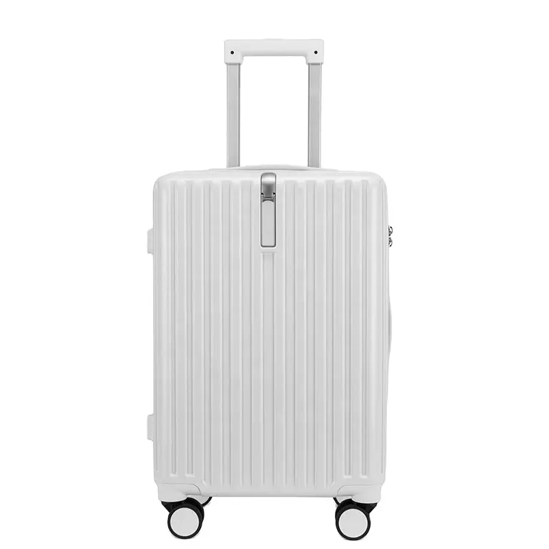 Ücretsiz örnek fabrika fiyat yüksek kalite dayanıklı ABS + PC arabası bavul sert kabuk Spinner bagaj seyahat bavul TSA kilidi ile