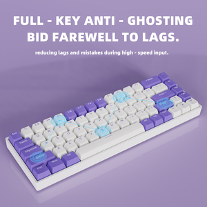 Clavier de jeu mini OEM personnalisé en usine, trois modes, Hot Swap, disposition 60%, clavier mécanique trois modes, clavier sans fil 2.4G - Product Image 5