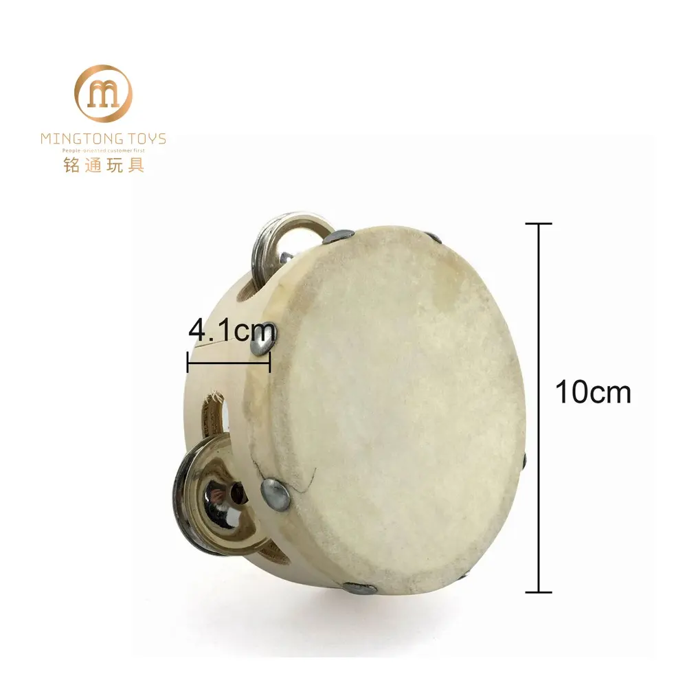 Giáo Dục Dụng Cụ Âm Nhạc Mầm Non Đồ Chơi Trẻ Em Bán Buôn Đảng Quà Tặng Mini Gỗ Tambourine