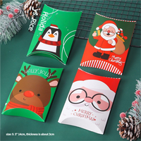 Boîte cadeau de bonbons de vacances emballage en carton imprimé renne pour biscuits/biscuits noël et nouvel an