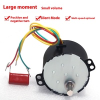 6W50KTYZ 220V AC matériel basse vitesse avant marche arrière aimant Permanent synchrone Micro moteur électrique pour plastique