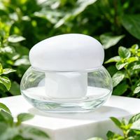 Pot cosmétique de luxe unique en verre transparent de 50g avec revêtement intérieur anti-fuite pour crème visage, beurre corporel et emballage cosmétique