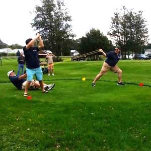 Lanceur de ballons d'<span class=keywords><strong>eau</strong></span> de 457 mètres pour jeu 3 personnes, bombes aquatiques et boules de neige, jouet lanceur de balles pour adultes, idéal pour les fêtes en plein air - Product Image 6