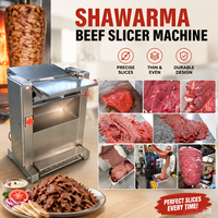 Machine à trancher la viande automatique pour shawarma, coupe-viande commercial pour doner kebab et gyro pour restaurant