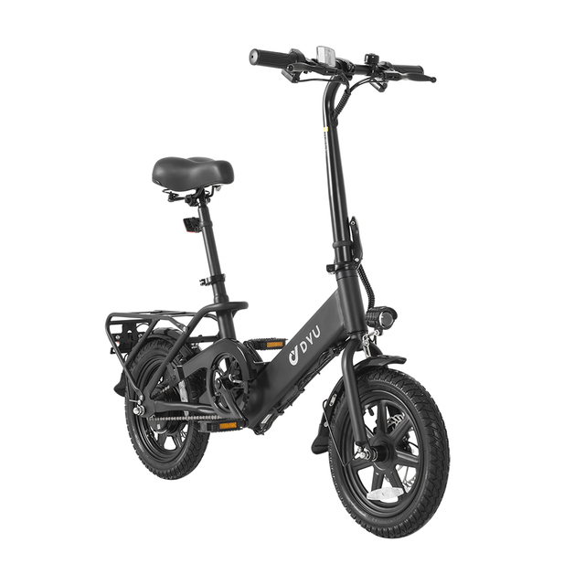 New 14-Inch Mini City Electric Bicycle 36V Ebike Folding Bike with Lithium Battery Power Stock at US EU UK Warehouse