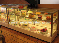Armoire à gâteaux réfrigérateur en verre congélateur présentoir à gâteaux Dessert vitrine à gâteaux boulangerie congélateur vitrine à gâteaux