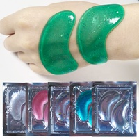 Patchs Hydrogel Collagène Scintillants Multicolores OEM pour les Yeux – Éclaircissants, Anti-Cernes, Anti-Poches, Raffermissants, Véganes – Masque Sous les Yeux en Gros
