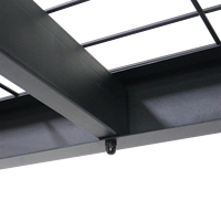ABCTOOLS Étagère d'entrepôt Étagères en métal Rack à usage moyen 4 niveaux de haute qualité