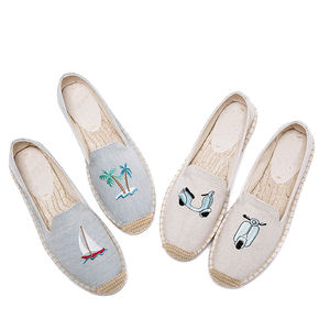 Alpargatas Toile Plat Chaussures de Pêcheur Femmes Hommes <span class=keywords><strong>Espadrilles</strong></span> Dame Mocassins Erp <span class=keywords><strong>Espadrilles</strong></span> Femme Homme - Product Image 3